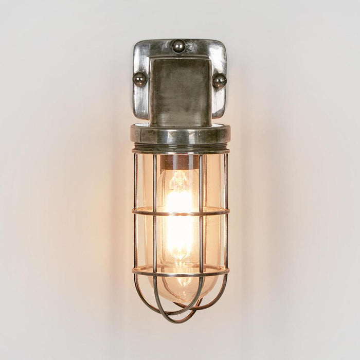 Royal London Outdoor Wall Light Antique Silver