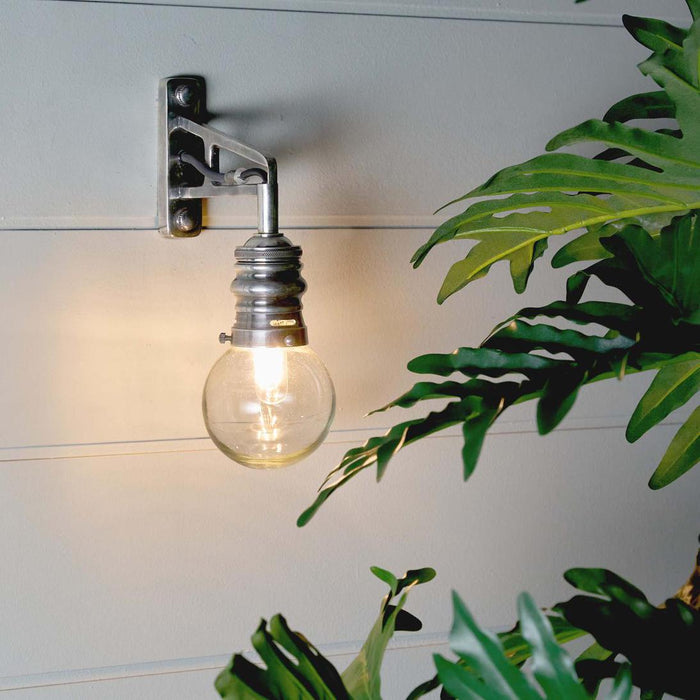 Carlton Outdoor Wall Light Silver