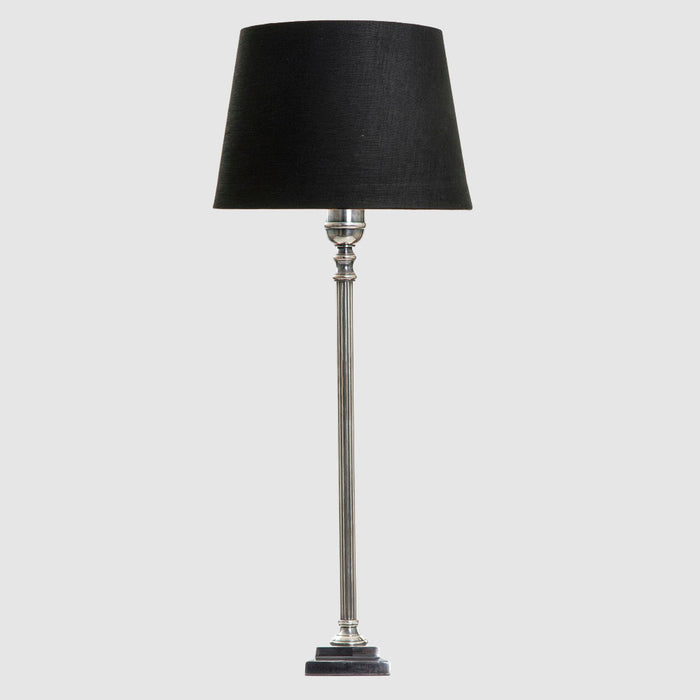 Crawford Table Lamp Base Antique Silver- Base Only
