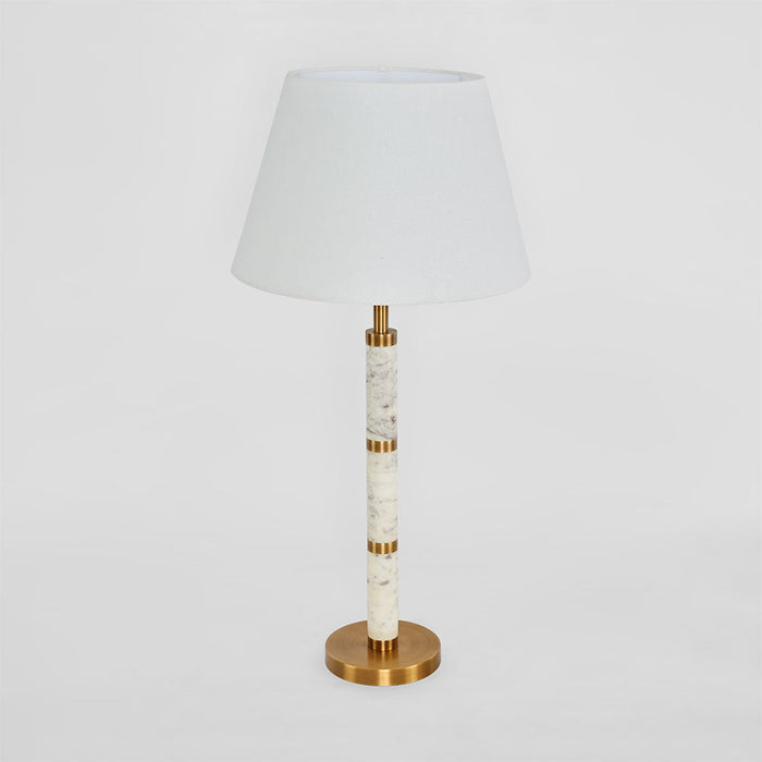 St Germain Table Lamp Base White - Base Only