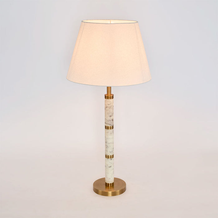 St Germain Table Lamp Base White - Base Only