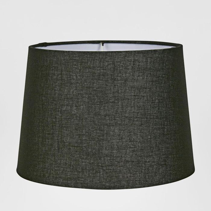 Linen Drum Lamp Shade XS Black