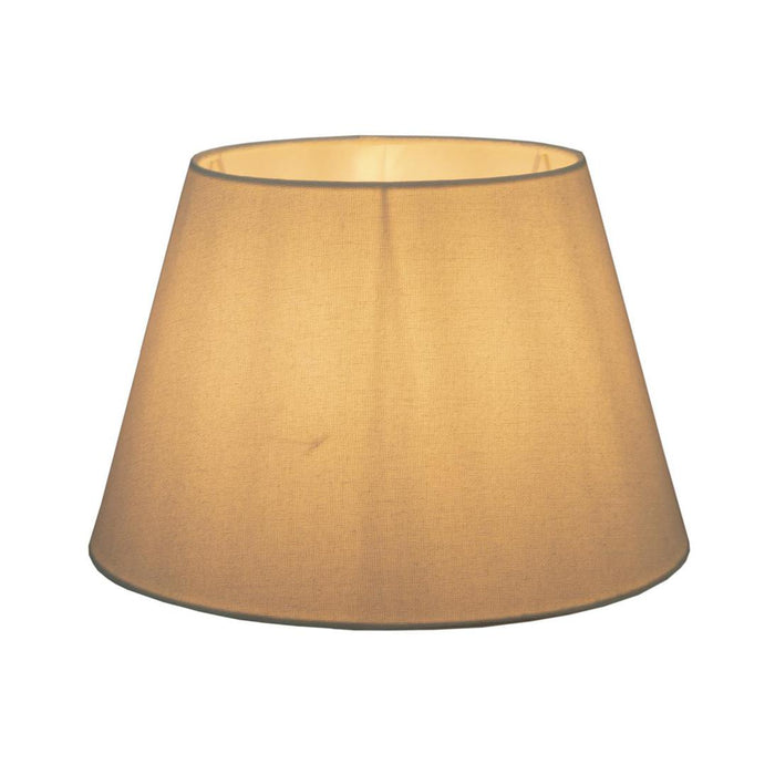 Linen Taper Lamp Shade Medium Textured Ivory