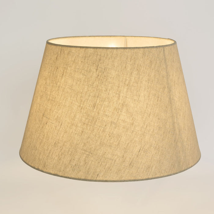 Linen Taper Lamp Shade Large Light Natural