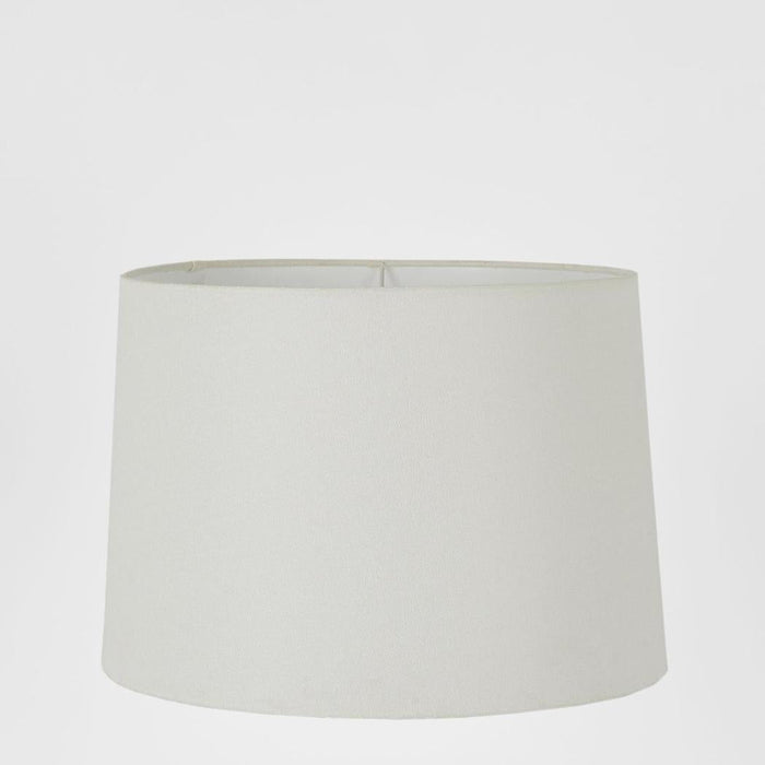 Linen Drum Lamp Shade Large Ivory