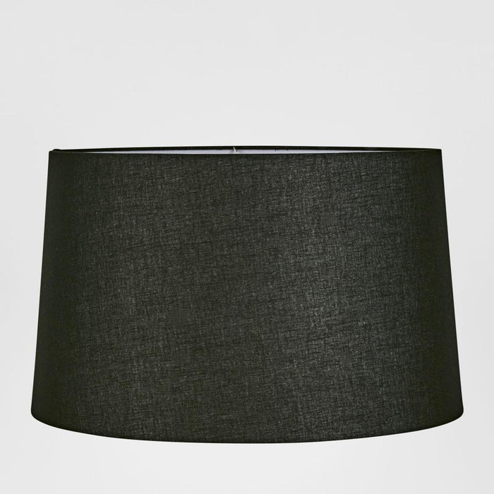 Linen Drum Lamp Shade XXL Black