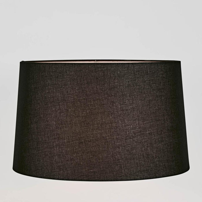 Linen Drum Lamp Shade XXL Black
