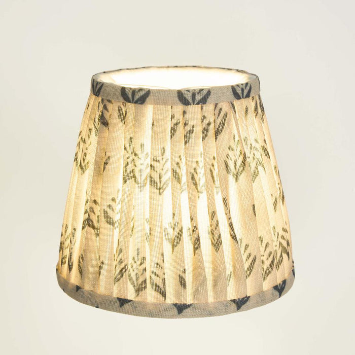 Viscose Linen Taper Lamp Shade XXS Blue