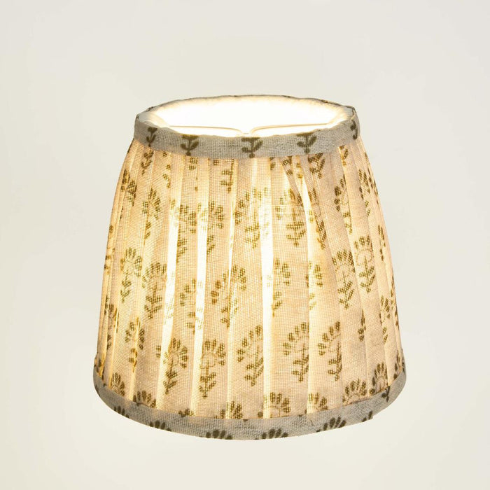 Viscose Linen Taper Lamp Shade XXS Green
