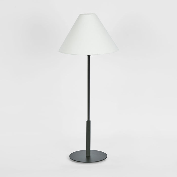 Alpine Table Lamp Black with Shade