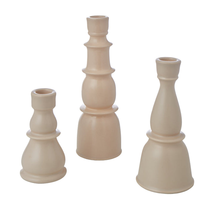 NSIMG-SHA256:de2d682abde8655ec7629d926bf1d4d6cc16abfb65dfe46be80714d74d28360e · Isalbi Emporium Ceramic Candle Holder 3pcs Set Beige