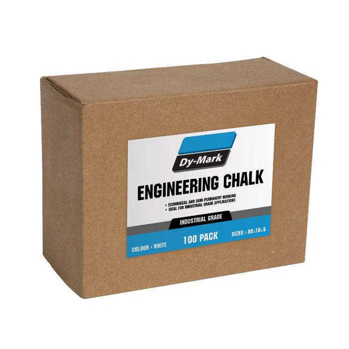 Dy-Mark Engineering Chalk White 80mm x 10mm x 10mm and 80mm x 10mm x 5mm