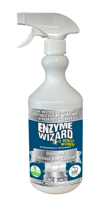Enzyme Wizard Glass & Stainless Steel Cleaner – 750 mL