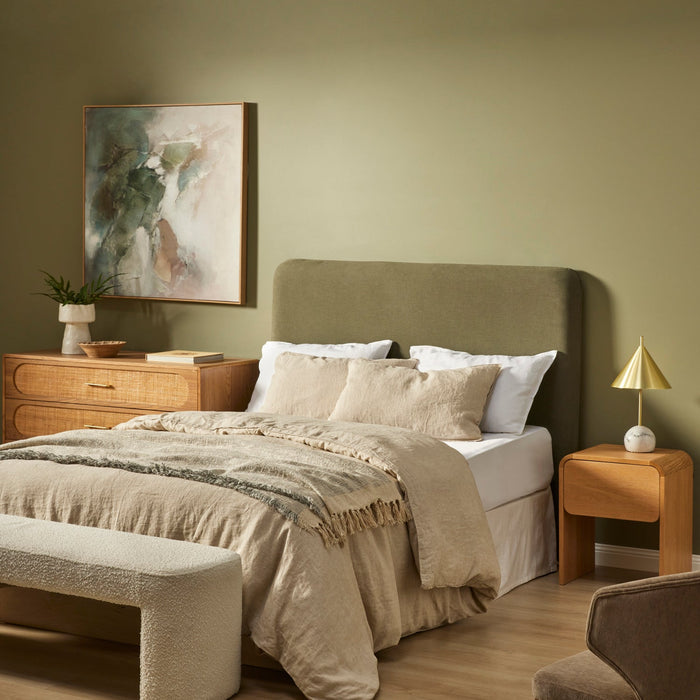 Isalbi Amalfi Renzo Easy Wash Queen Bedhead Green