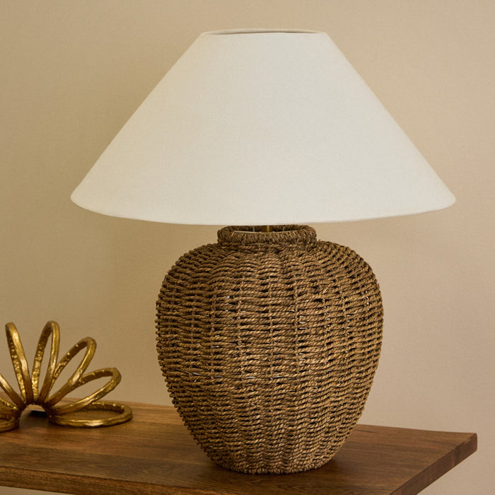 NSIMG-SHA256:be84b9f9d0dd6498086f9ae1cb3c1c4e7f9828c2d9879eb49614cc8ba643afd5 · Isalbi Amalfi Amaya Weave Table Lamp Natural