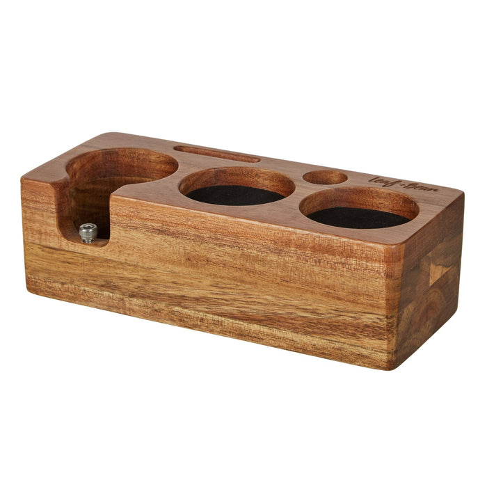NSIMG-SHA256:eac7199df87cce0d2cb576c292efbfd37a2bd76bdc268ed68dfc305c01a9deb0 · Isalbi Leaf & Bean Espresso Tamper Station Acacia Wood Brown