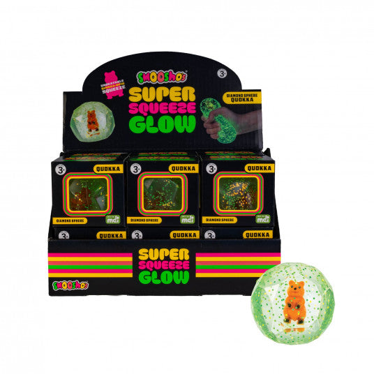 Smooshos Super Squeeze Diamond Sphere GID Quokka