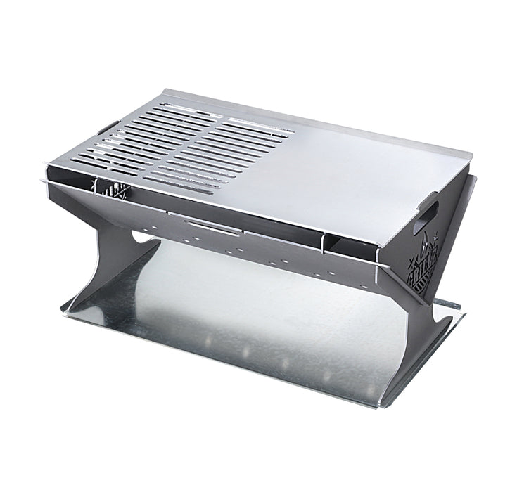 Grillz Fire Pit BBQ Grill Steel