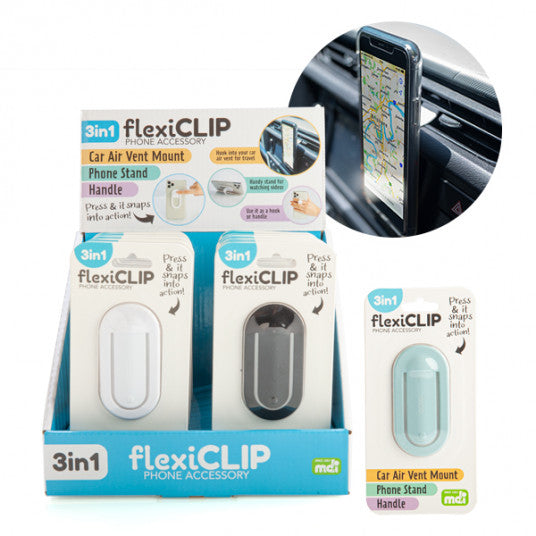 Flexiclip 3-in-1 Phone Accessory