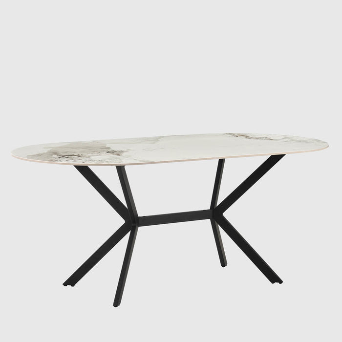 Nola Table White & Black