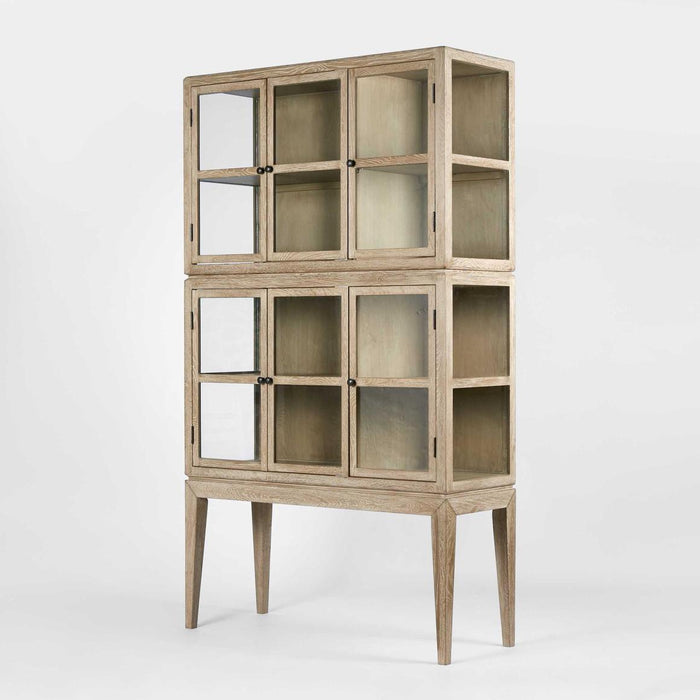 Columbus Oak 6 Door Cabinet