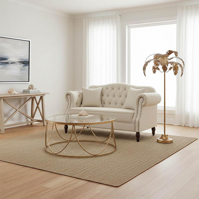 Palais Round Coffee Table Gold