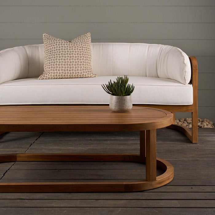 Weave Teak Sofa -Outdoor