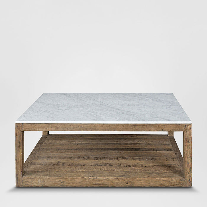 Denver Marble Coffee Table Natural & White