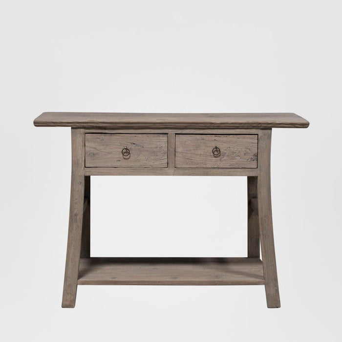 Henan 121cm Table with Drawers 130 Years Old