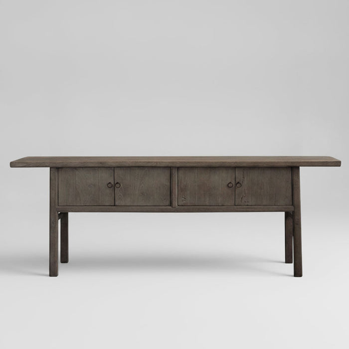 Henan Fruit Wood 130 Year Old Wooden 4 Door Console