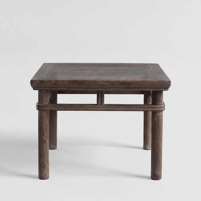 120 Years Old Elm Wood Side Table
