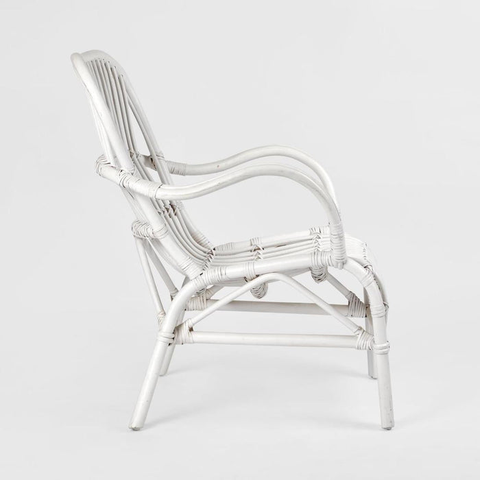 Seville Rattan Armchair White