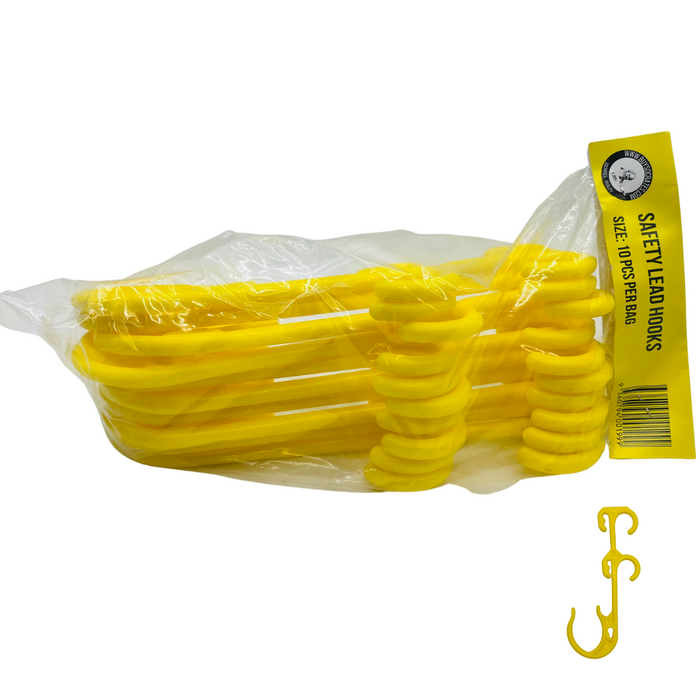 SBS Secure Electrical Lead Hook Cable Management Yellow Safety Hook Lead Hook Multipurpose Hook