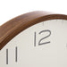 NSIMG-SHA256:4e1ebc11c444e89929327256134facee564ed6170bf88cdcd7354767cc919dd5 · Isalbi Amalfi Cody Wall Clock White & Walnut