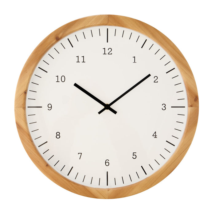 NSIMG-SHA256:2250782dd6f8068d90f9c911a2b4d25548d6edb11246d9fda6eeb0600aeaecc1 · Isalbi Amalfi Wycombe Wall Clock White & Natural