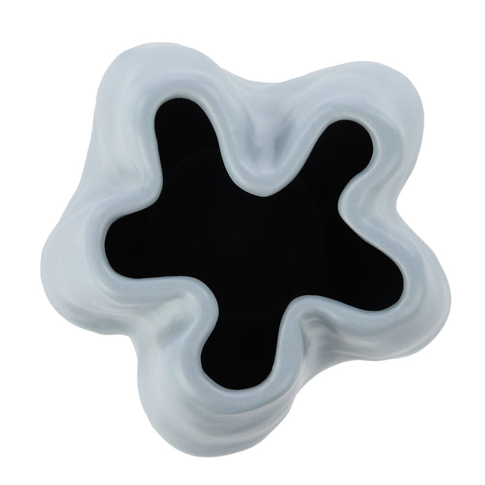 NSIMG-SHA256:43ea16d4b54386194017b4d66ab49dae91813ad62646c312c3afeb7e5b664698 · Isalbi Amalfi Fluid Vase Tall Blue