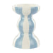 NSIMG-SHA256:b9c3cb877beee96d1b502854f6c95f6540501ece0a41490c5a7a3266a39fc141 · Isalbi Emporium Lane Stripe Candle Holder Small Blue & White