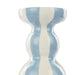 NSIMG-SHA256:a93b476b093630281255ee197ceeefb0e4f526db4f8ced96a287d02874387485 · Isalbi Emporium Lane Stripe Candle Holder Small Blue & White