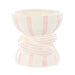 NSIMG-SHA256:06bfb3ca53121369913b14a533dfa1370841a70a73200675df27cd4abd331ba3 · Isalbi Emporium Lulu Collection Twist Stripe Vase Pink