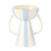 NSIMG-SHA256:e630e4edb362981a0c7b8d3562c616d45b8aebeecedfc746c457478a444e8211 · Isalbi Emporium Lulu Collection Stripe Vase Blue