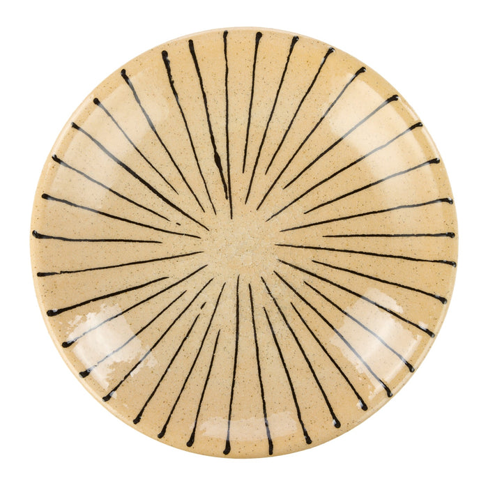 NSIMG-SHA256:91ca0e37a00cd34ab86b0ed278e2e4699639b52d9e3ab80ce544b5438026b90c · Isalbi Academy Sabi Stripe Decor Dish Large Beige & Black