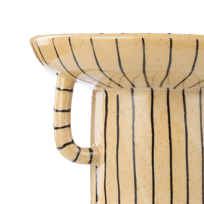 NSIMG-SHA256:417bf0e5f43373cef6aa9d697cf141f141b6ecb505e6ed0a058bd5b62bb60b3a · Isalbi Academy Sabi Stripe Decor Dish Large Beige & Black