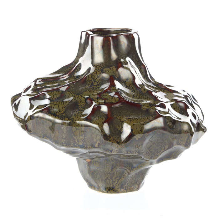 NSIMG-SHA256:b8e15ab5f5a1eea954f284f7bec9cb0aeb14e61bfd2eaed86ef046692070f78e · Isalbi Amalfi Silva Ceramic Vase Small Green