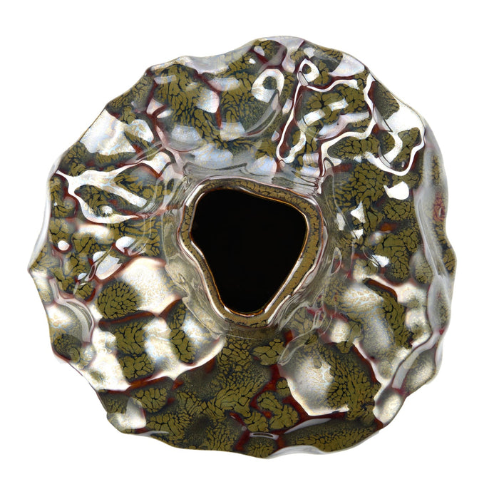 NSIMG-SHA256:69de8801347002277b9447536ea5e21b87ea7df7696b5e2a47aff6bbbc38e222 · Isalbi Amalfi Silva Ceramic Vase Small Green