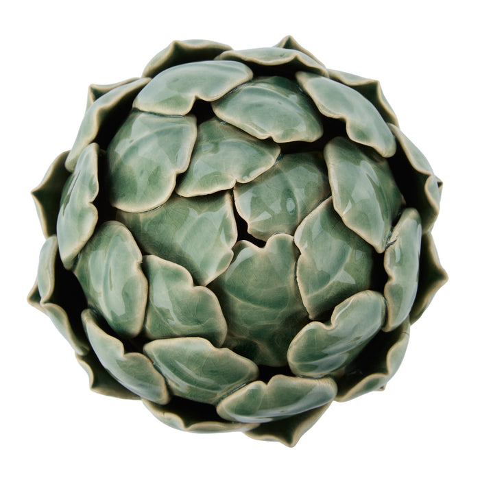 NSIMG-SHA256:ad4ea5c83af1ec804ed70dedfd13d75dbc628afc11296ed3d102cdb0eb0e7d00 · Isalbi Society Home Cynara Artichoke Sculpture Small Green