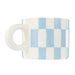 NSIMG-SHA256:4366bf121eba0058cbed9e95fe9cad0e84be550d839373bcad085112aa17edc7 · Isalbi Emporium Check Mug & Plate Set Blue & Orange