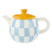 NSIMG-SHA256:a23970da126ce090ce9035894de995a7210b5598fa2dd6bf8b759733136ec70f · Isalbi Emporium Check Teapot 700ml Blue & Orange