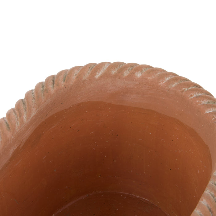 NSIMG-SHA256:b028c36647486a38930c1ba9a232aea6d02ec8314a5f8b32ed43f6bb8532f3da · Isalbi Rogue Chinon Oval Pot With Saucer Terracotta