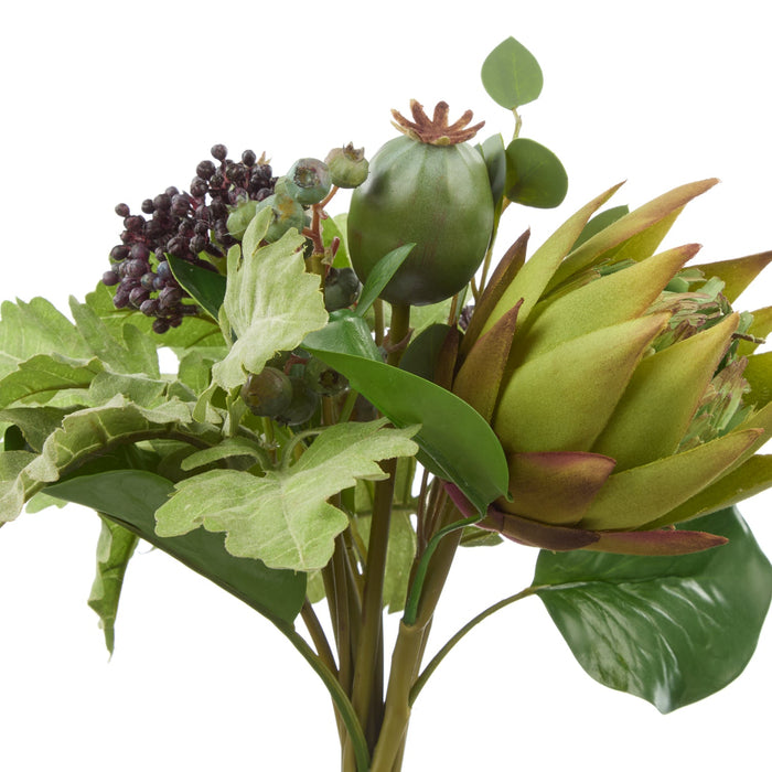NSIMG-SHA256:aff65bbbe373e9b539ec11f8007ff752f4653b5375956d0e24fe148c3e4fa41e · Isalbi Rogue Protea Pod Mix Bouquet Green