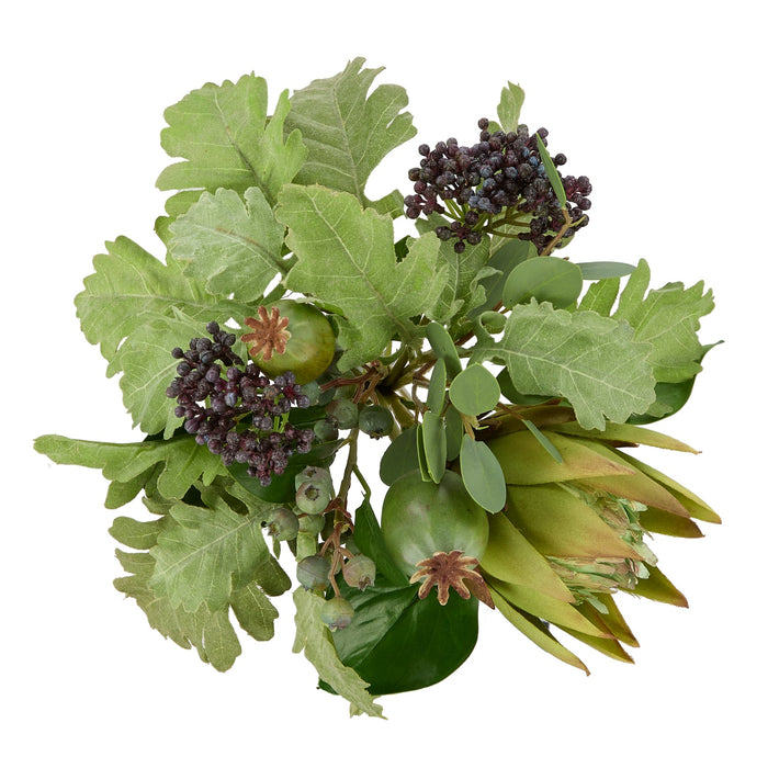 NSIMG-SHA256:11ffc63721ea63db4c87d08e5f20a25fecae08c567666470d5ebc00270bd5d2f · Isalbi Rogue Protea Pod Mix Bouquet Green